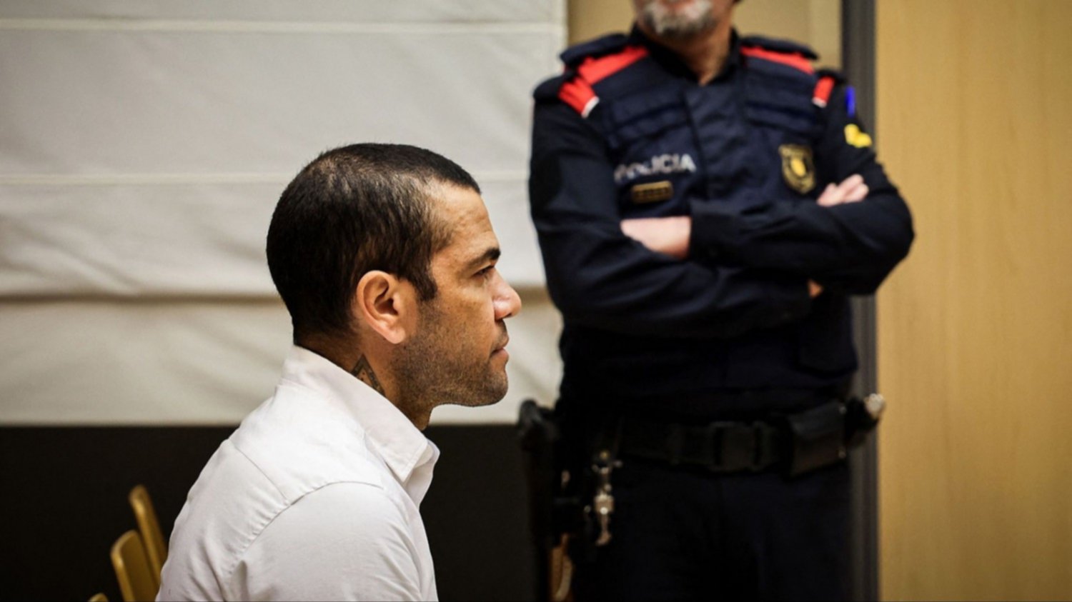 Dani Alves sentenciado a cuatro años y seis meses de prisión (Fotografía: RTV) Dani Alves sentenciado a cuatro años y seis meses de prisión (Fotografía: RTV)