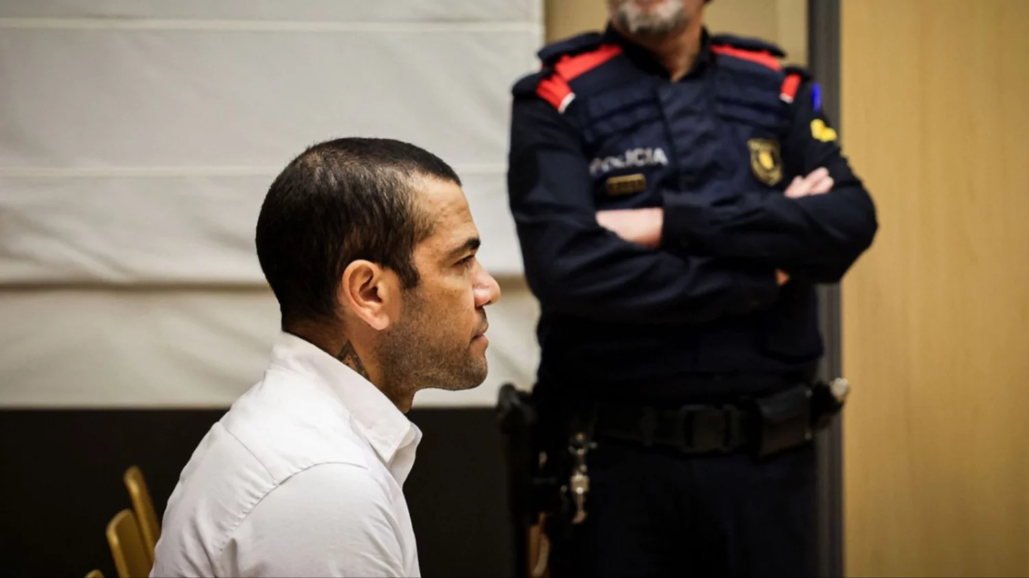 Dani Alves sentenciado a cuatro años y seis meses de prisión (Fotografía: RTV) Dani Alves sentenciado a cuatro años y seis meses de prisión (Fotografía: RTV)