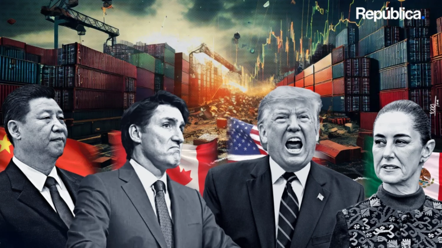 Trump en guerra comercial con el mundo