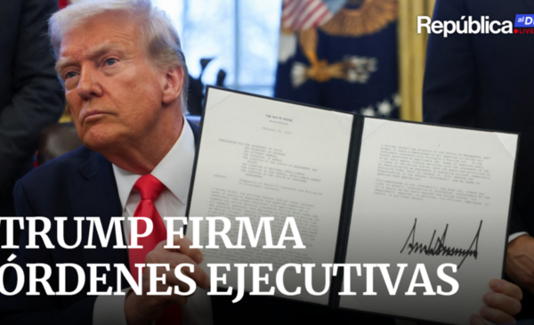 Trump firma órdenes ejecutivas