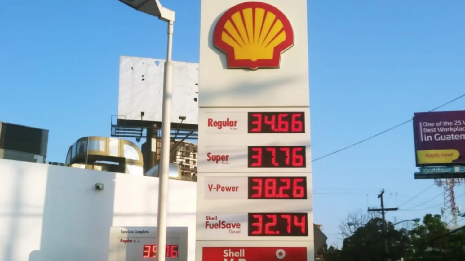 Precio de la gasolina hoy viernes 22 de abril en Guatemala Precio de la gasolina hoy viernes 22 de abril en Guatemala
