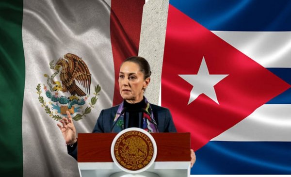 Sheinbaum dona 20 000 pesos a una asociación civil que envía víveres a Cuba