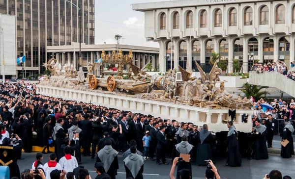 Viernes Santo 2026: procesiones, horarios y cierres en la zona 1 de Guatemala
