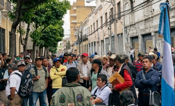 Veteranos militares presionan al Congreso y elevan tensión por ley