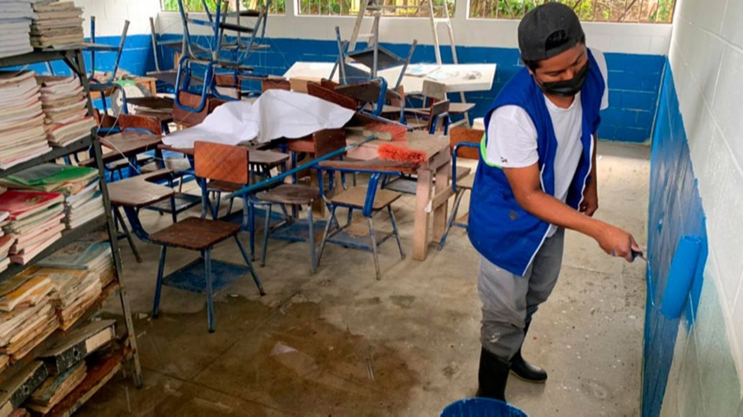 Lluvias han dañado 33 escuelas en Guatemala