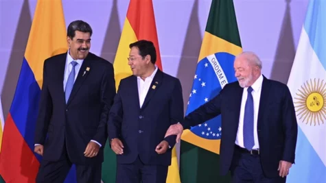Maduro y Lula.