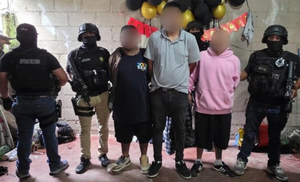 PNC rescata a secuestrado y captura a tres en El L