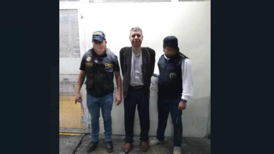 Rony Ramos Vega fue detenido en la zona 1 capitalina. Foto: PNC