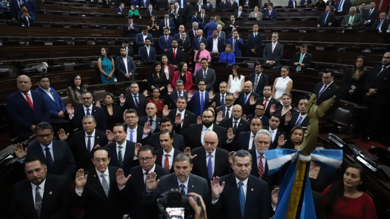 Integrantes de la Comisión de Postulación para elegir magistrados de la CSJ. 