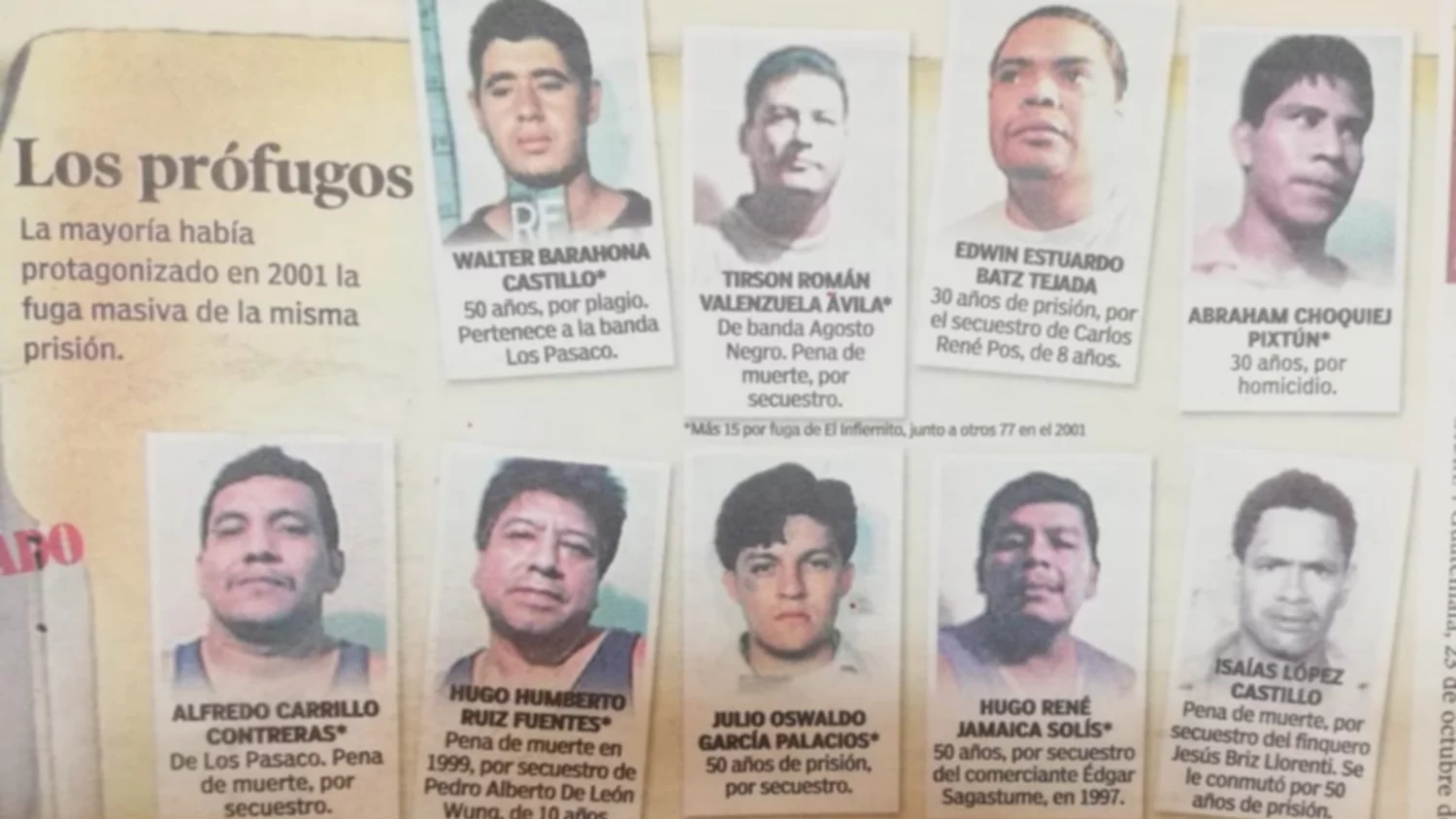 Agosto Negro y Los Pasaco: Un pasado de secuestros y asesinatos Agosto Negro y Los Pasaco: Un pasado de secuestros y asesinatos
