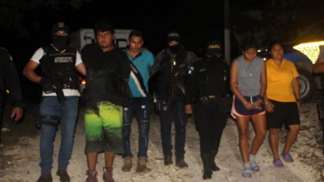 Capturan en Petén a cuatro sospechosos de secuestro