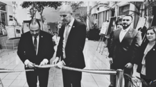El ministro de Relaciones Exteriores, Mario Búcaro, junto al embajador de Israel en Guatemala. 