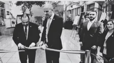 El ministro de Relaciones Exteriores, Mario Búcaro, junto al embajador de Israel en Guatemala. 