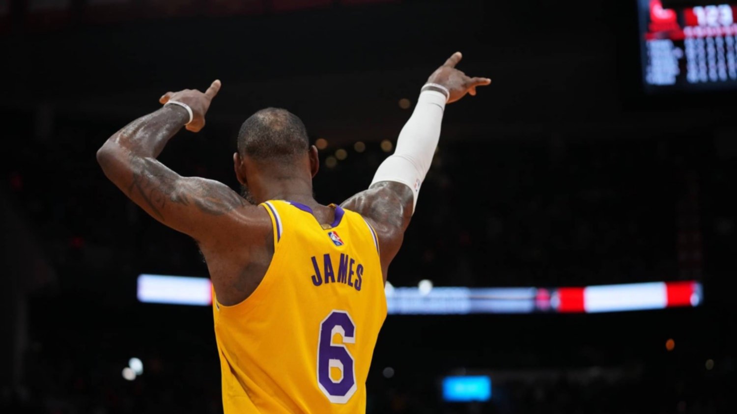Lebron James jugador con más minutos en la cancha de la NBA (Fotografía: NBA ID)